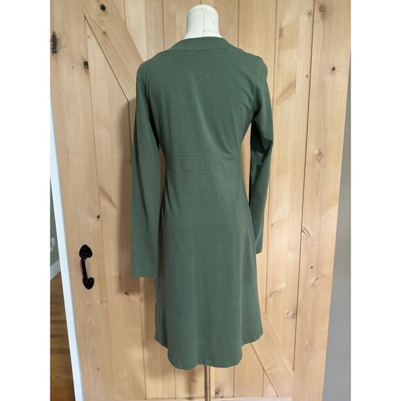 Athleta | V Neck Long Sleeve Tunic Dress in Sage Green | Size Medium - Picture 5 of 13